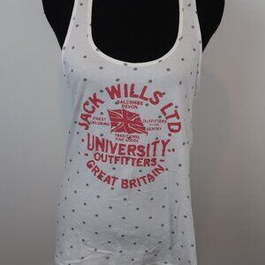 Jack Wills Ltd Great Britain Racerback Tank Size 6